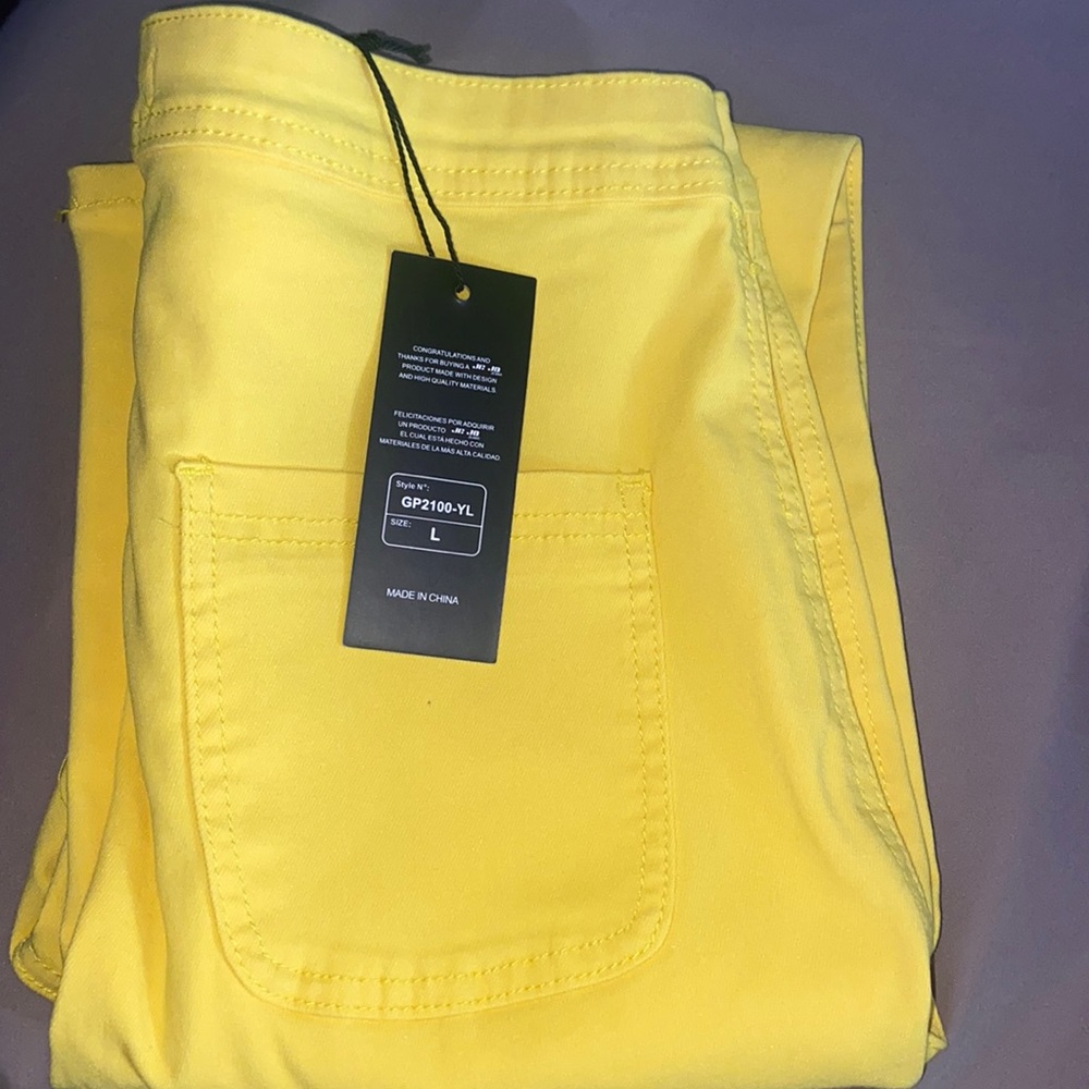 Yellow jeans